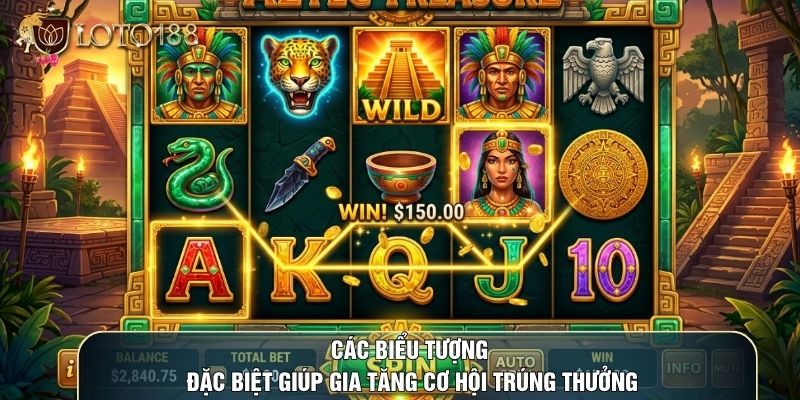 Các biểu tượng đặc biệt giúp gia tăng cơ hội trúng thưởng